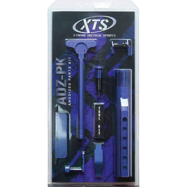 XTS AR15 Parts Kit Blue Anodized