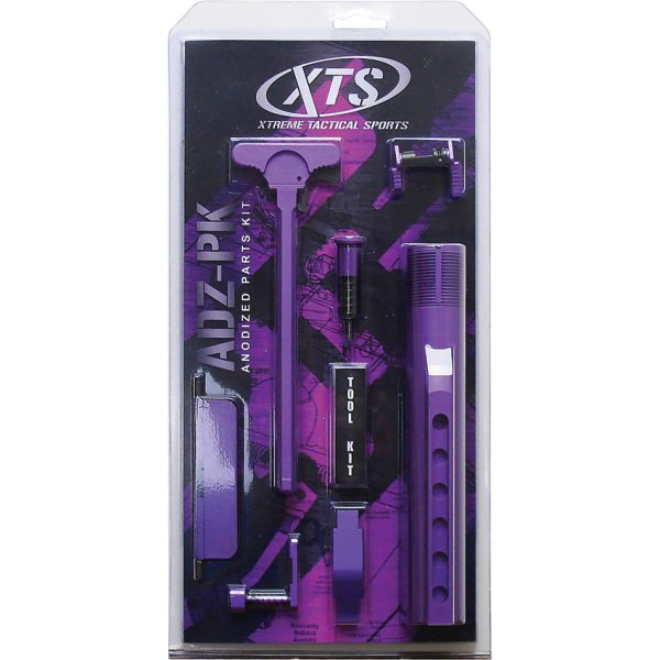 XTS AR15 Parts Kit Purple Anodized