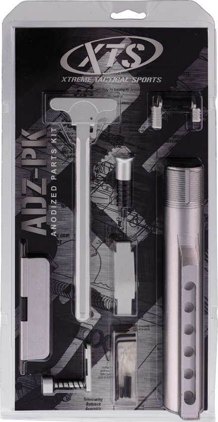 XTS ADZ-PK Anodized Parts Kit Silver