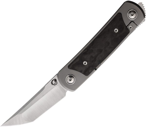 YKEMWBCFCF_add_01 Yan Knives EMW Framelock Folding Knife 3" Bohler M390 Black Carbon Fiber