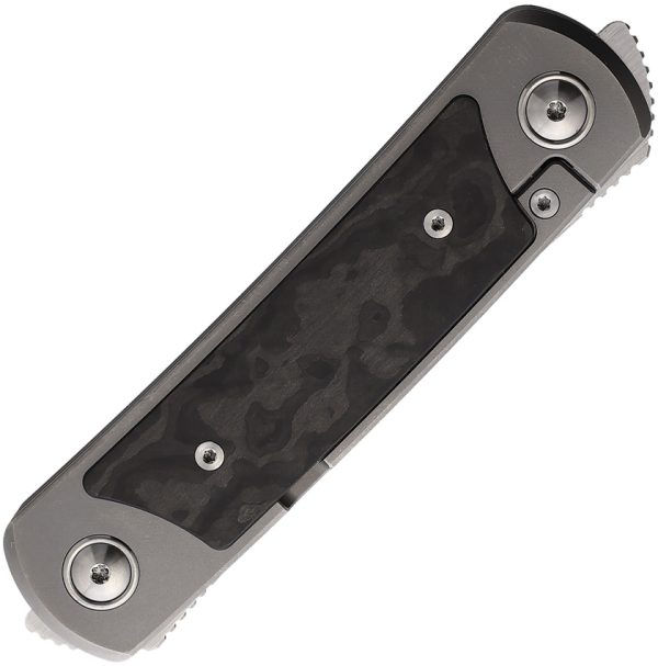 YKEMWBCFCF_add_02 Yan Knives EMW Framelock Folding Knife 3" Bohler M390 Black Carbon Fiber