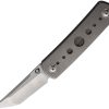 Yan Knives EMW Framelock Folding Knife 3" M390 Blade Titanium Handle