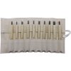 Yoshiharu W-10 Japanese Carving Set with Cloth Roll Bag