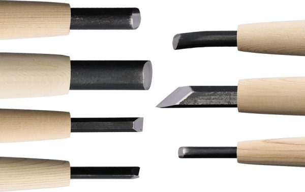 Yoshiharu Woodcarving Knife 7-Piece Set with Storage Box