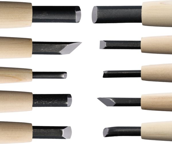 Yoshiharu Woodcarving Knife 10pcs Set w/ Storage Box