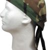 Zan Headgear Woodland Camo 100% Cotton Head Wrap
