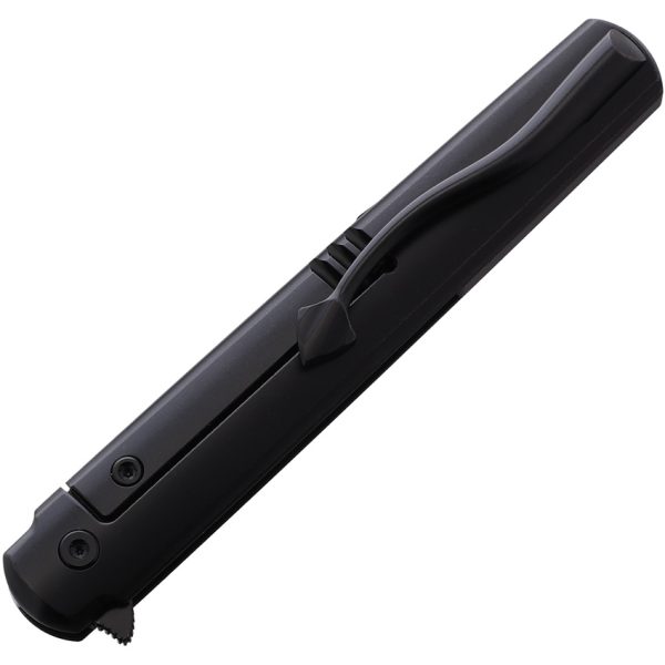 ZIEBA Six Harpoon Framelock Folding Knife 3" MagnaCut Black
