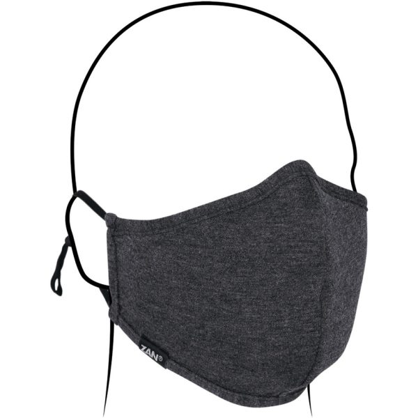 Zan Headgear Adjustable Face Mask Gray with PM 2.5 Filter