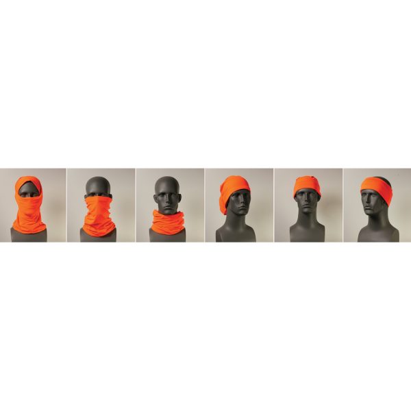 Zan Headgear SportFlex Motley Tube Orange 10" x 20"