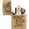 Zippo Dragon Brushed Brass Lighter