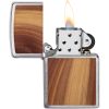 Zippo Woodchuck Cedar Brushed Chrome Lighter