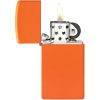 Zippo Slim Lighter Orange 0.38" x 2.38"