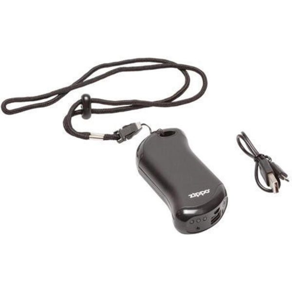 Zippo HeatBank 9s Rechargeable Hand Warmer & Power Bank, Black