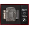 Zippo Wolf Armor Black Ice Lighter