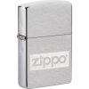 Zippo Brushed Chrome Lighter and 3oz Stainless Flask Gift Set