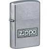 Zippo Lighter and Lockback Knife Set with Brushed Stainless