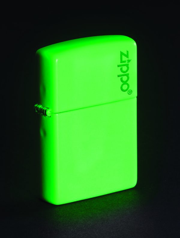 Zippo Glow in the Dark Logo Lighter