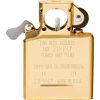 Zippo Pipe Insert Gold Flashed