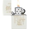 Zippo King Queen White Matte Lighter