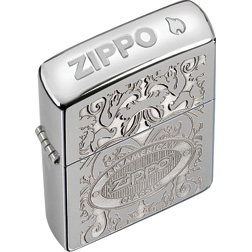 Zippo High Polish Chrome Lighter, Made in USA