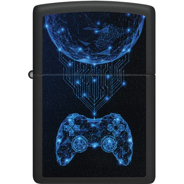 Zippo Gaming Design Lighter Black Matte