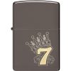 Zippo Lucky 7 Lighter Black Ice