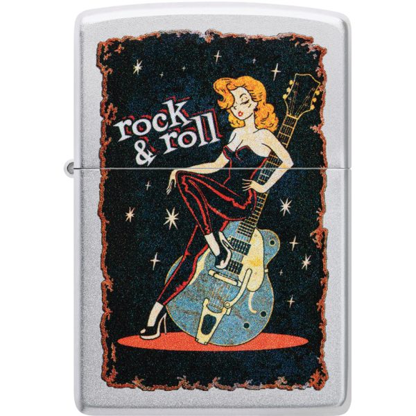 Zippo Cool Chick Satin Chrome Lighter