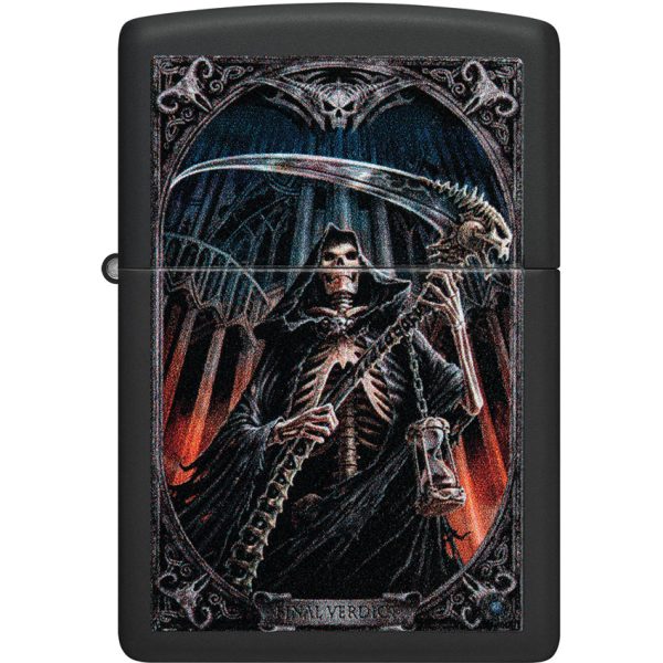 Zippo Anne Stokes Black Matte Lighter