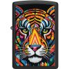 Zippo Tiger Stripes Lighter Black Matte
