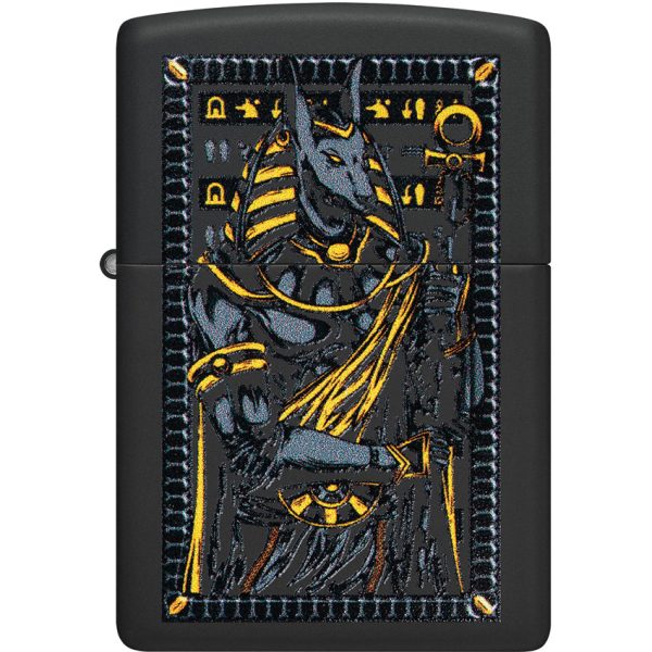 Zippo Anubis Black Matte Lighter