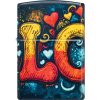 Zippo Love Mural Lighter Black Matte