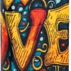 Zippo Love Mural Lighter Black Matte
