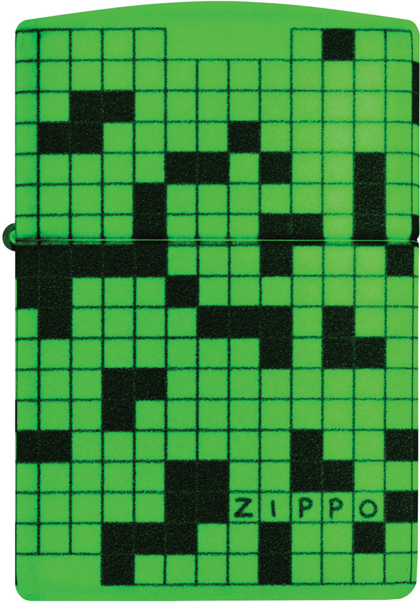Zippo Crossword Lighter Glow in the Dark