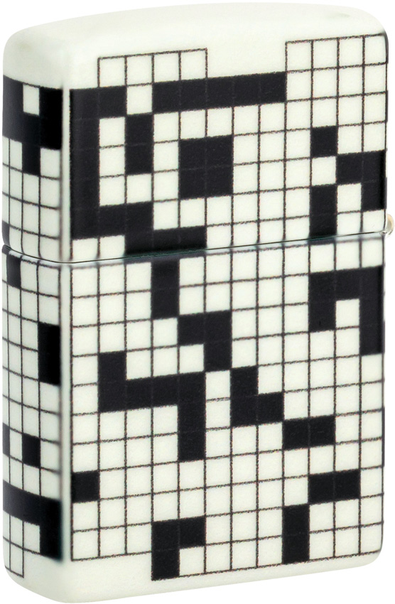 Zippo Crossword Lighter Glow in the Dark