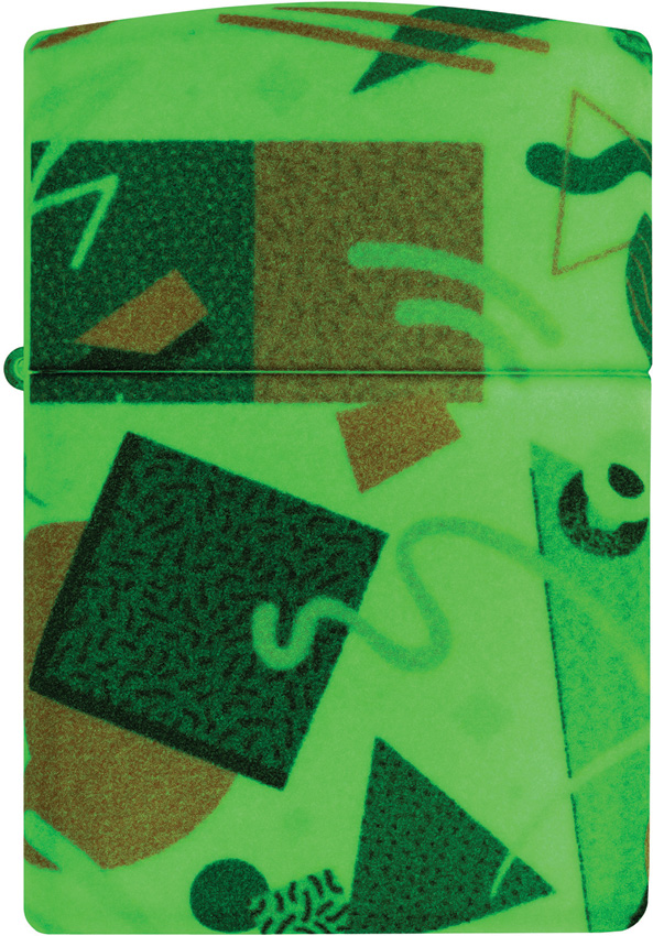 Zippo 80s Throwback Glow in the Dark Lighter