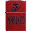 Zippo USMC Lighter Candy Apple Red
