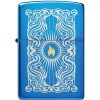 Zippo Fancy Flame High Polish Blue Lighter