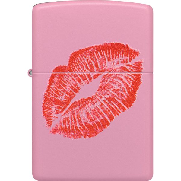 Zippo Smooches Pink Matte Lighter