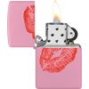 Zippo Smooches Pink Matte Lighter