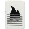 Zippo Flame Gradient White Matte Lighter