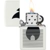 Zippo Flame Gradient White Matte Lighter