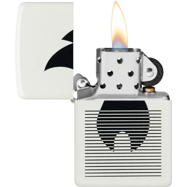 Zippo Flame Gradient White Matte Lighter