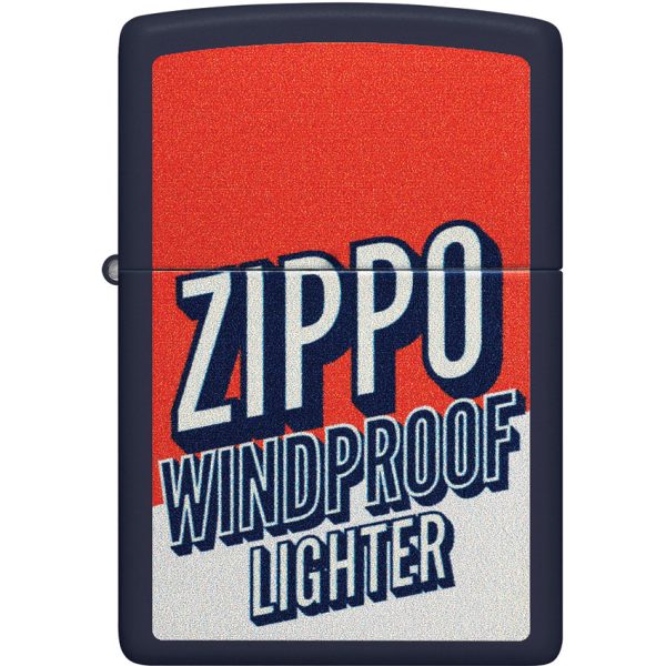 Zippo Navy Matte Windproof Lighter