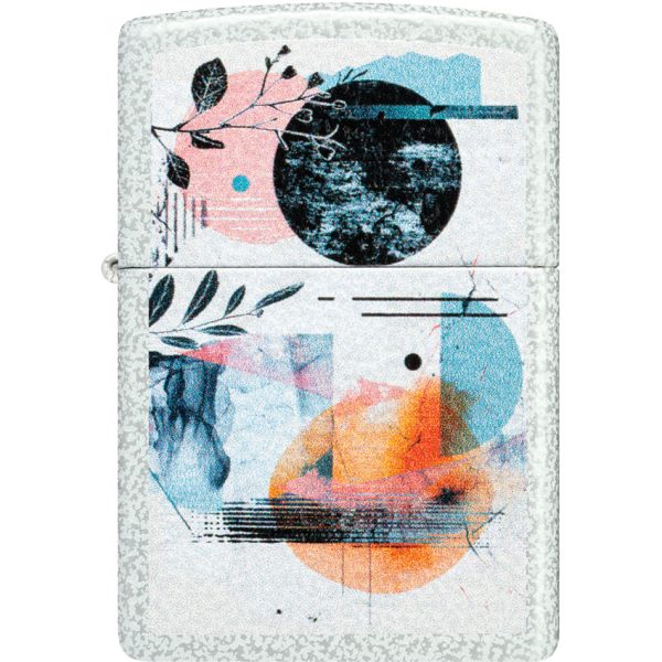Zippo Abstract Collage Lighter Glacier