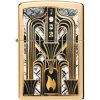 ZO26921_add_01 Zippo Art Deco Flame High Polish Brass Lighter