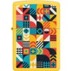 Zippo Barn Quilt Lighter Yellow 2.25" Boxed