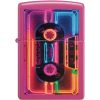 Zippo Neon Cassette Lighter Hot Pink