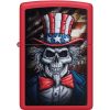 Zippo Uncle Skull Red Matte Lighter