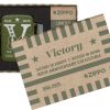 Zippo VE/VJ Day 1941 Replica Lighter Green Crackle w/ Box