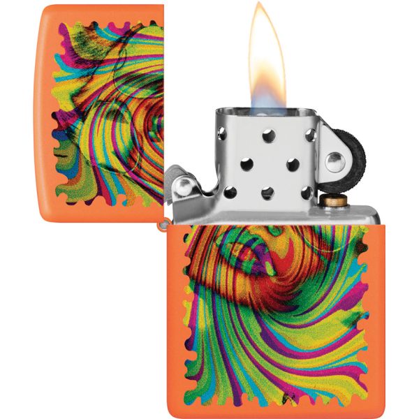 Zippo Sunglass Woman Design Orange Lighter